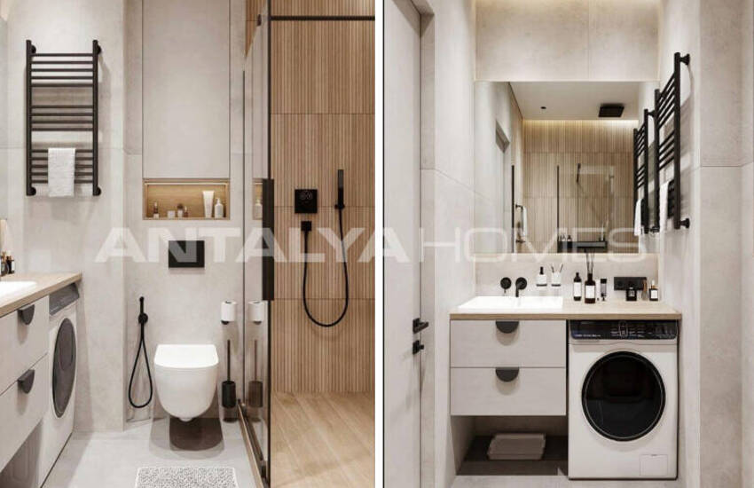 منازل دوبلكس مع حدائق للبيع في إردملي، مرسين 13