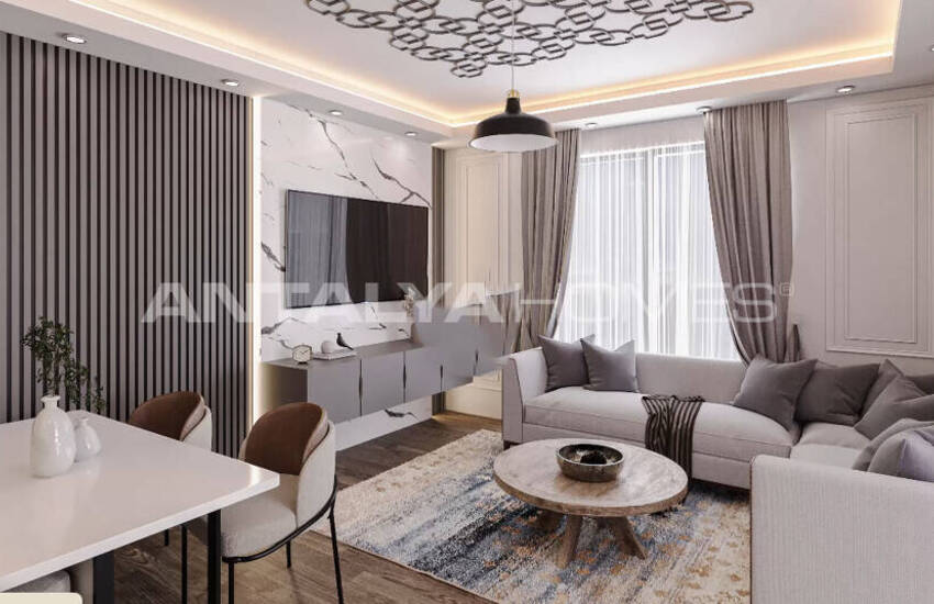 Mersin Mezitli'de Günlük Olanaklara Yakın Sıfır Daireler 4