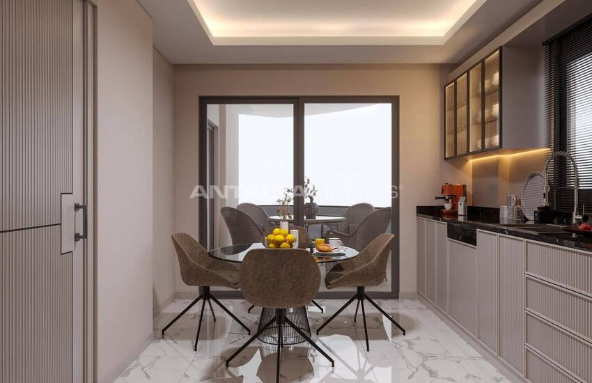 New Flats in a Complex with Pool in Mersin Erdemli 11