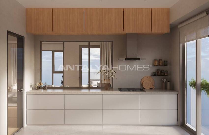 Brand New Apartments with Communal Pool in Mersin 17