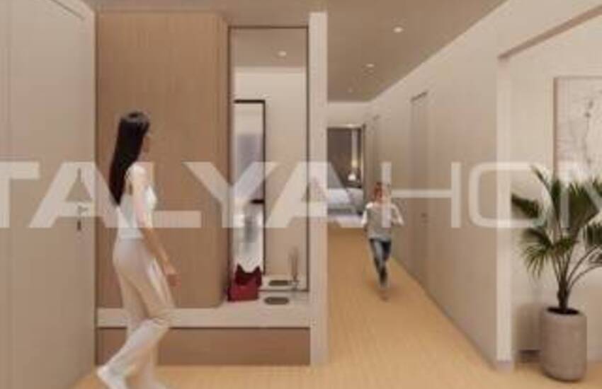 Brand New Apartments with Communal Pool in Mersin 20