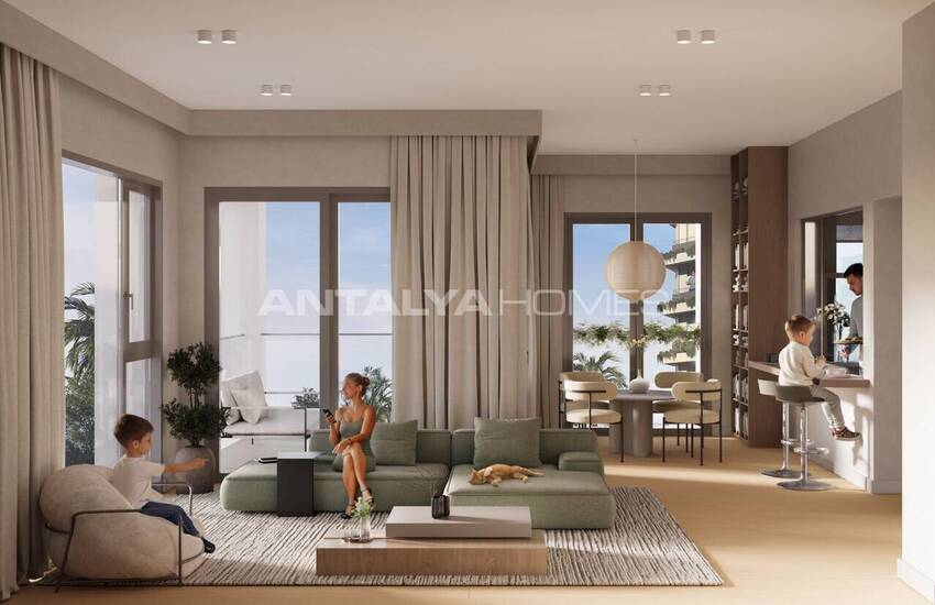 Brand New Apartments with Communal Pool in Mersin 12