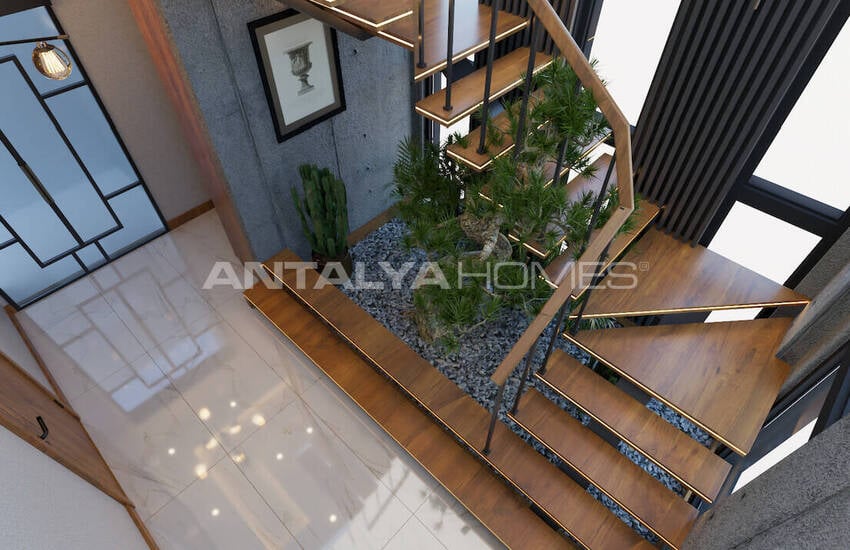 Mersin Yenişehir'de Deniz Manzaralı 4 Yatak Odalı Villalar 10