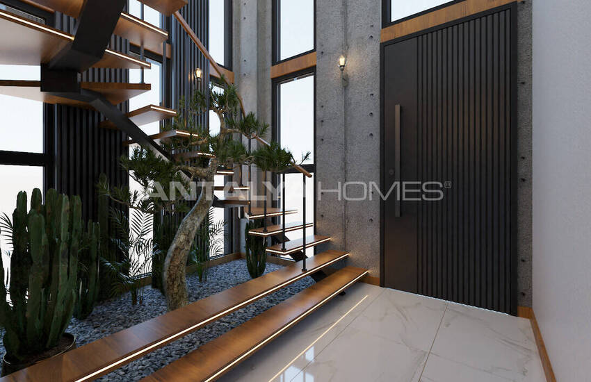 Mersin Yenişehir'de Deniz Manzaralı 4 Yatak Odalı Villalar 11