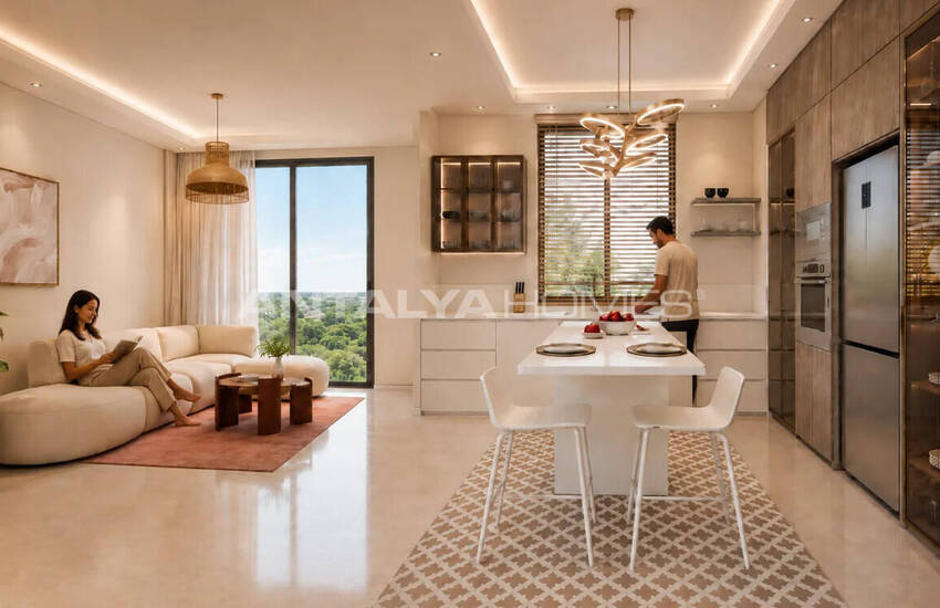Friliggande Villor Med Pooler Och Trädgårdar I Mersin Yenişehir 10