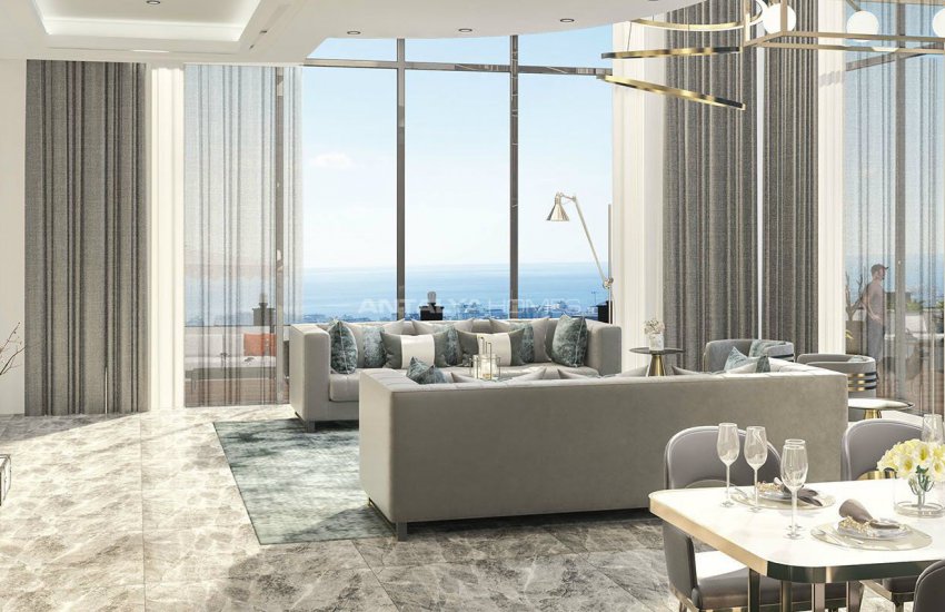 4+1 Alanya Villa Med Pool Omgiven Av Privat Trädgård 13