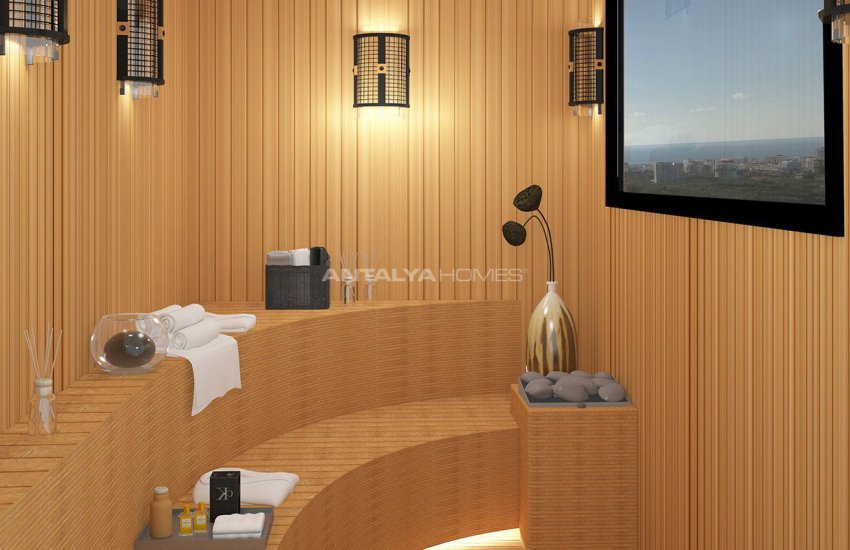 4+1 Alanya Villa Med Pool Omgiven Av Privat Trädgård 29