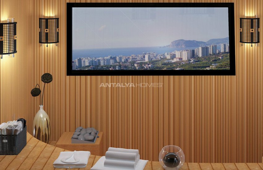 4+1 Alanya Villa Med Pool Omgiven Av Privat Trädgård 30