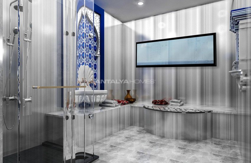 4+1 Alanya Villa Med Pool Omgiven Av Privat Trädgård 31