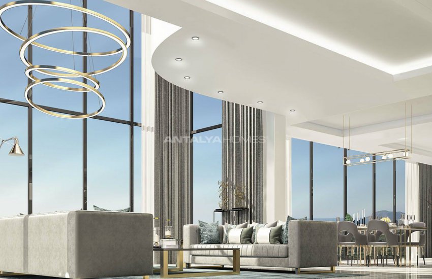 4+1 Alanya Villa Med Pool Omgiven Av Privat Trädgård 12