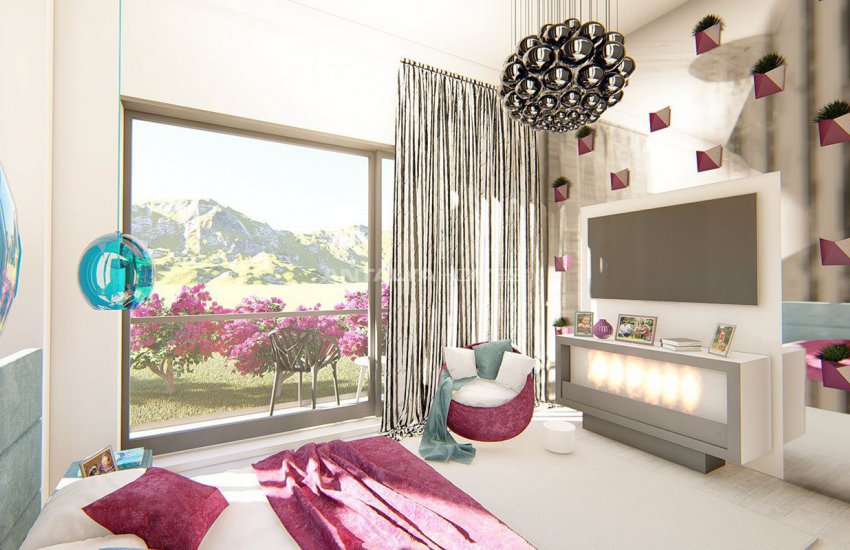 Футуристические Виллы с Частным Бассейном в Анталии Турция 17