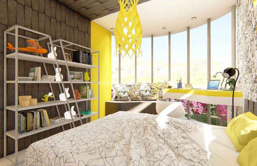 Футуристические Виллы с Частным Бассейном в Анталии Турция 18