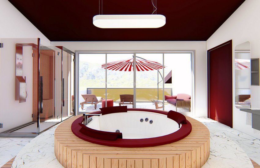 Футуристические Виллы с Частным Бассейном в Анталии Турция 20