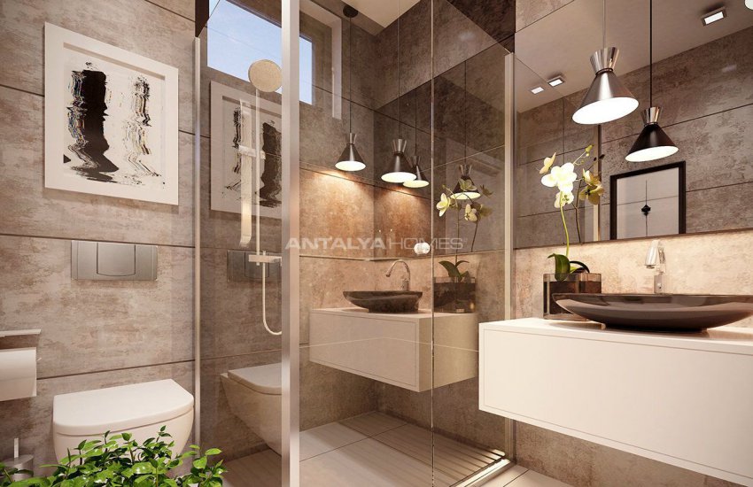 Футуристические Виллы с Частным Бассейном в Анталии Турция 22