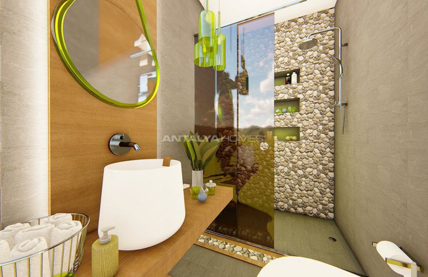 Футуристические Виллы с Частным Бассейном в Анталии Турция 23