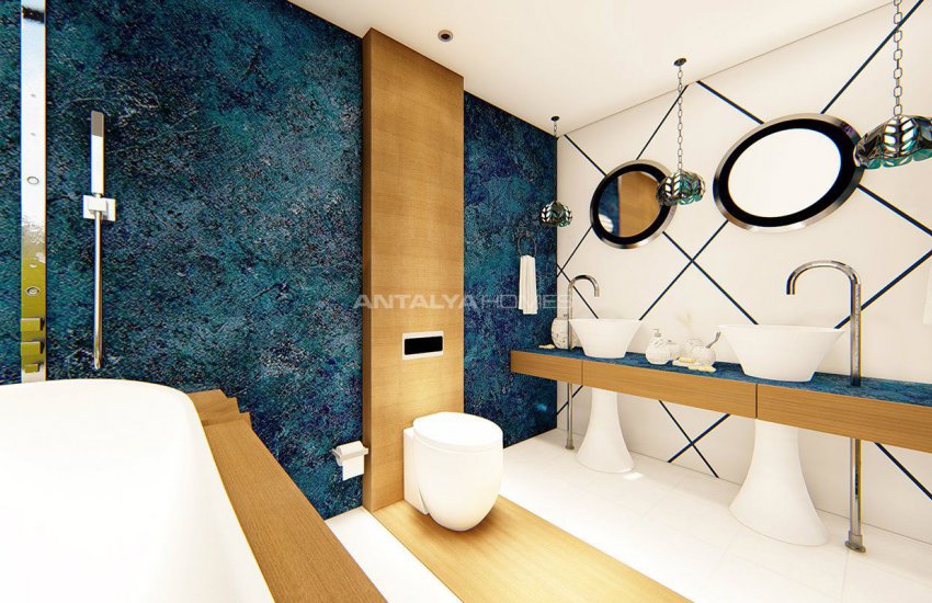 Футуристические Виллы с Частным Бассейном в Анталии Турция 24