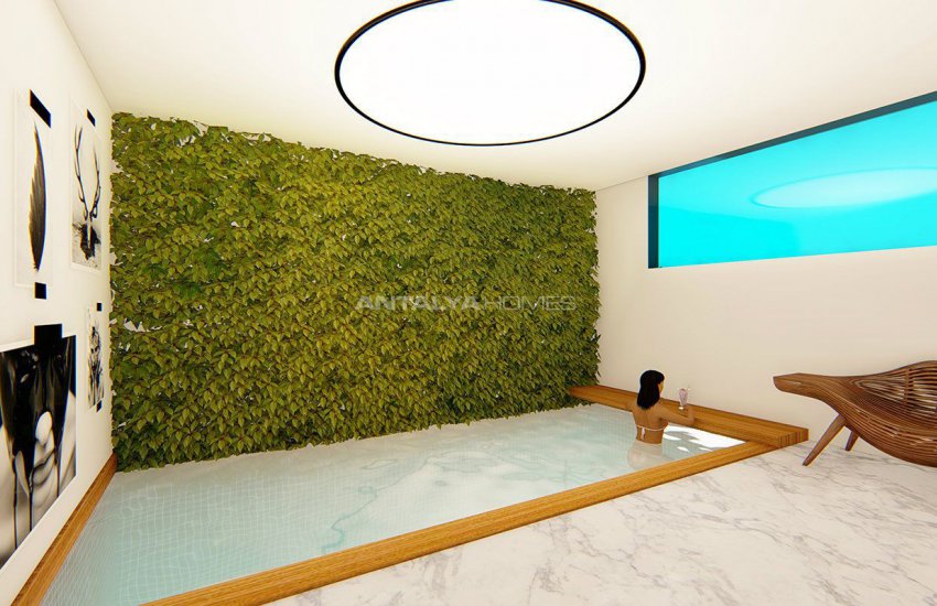 Футуристические Виллы с Частным Бассейном в Анталии Турция 25