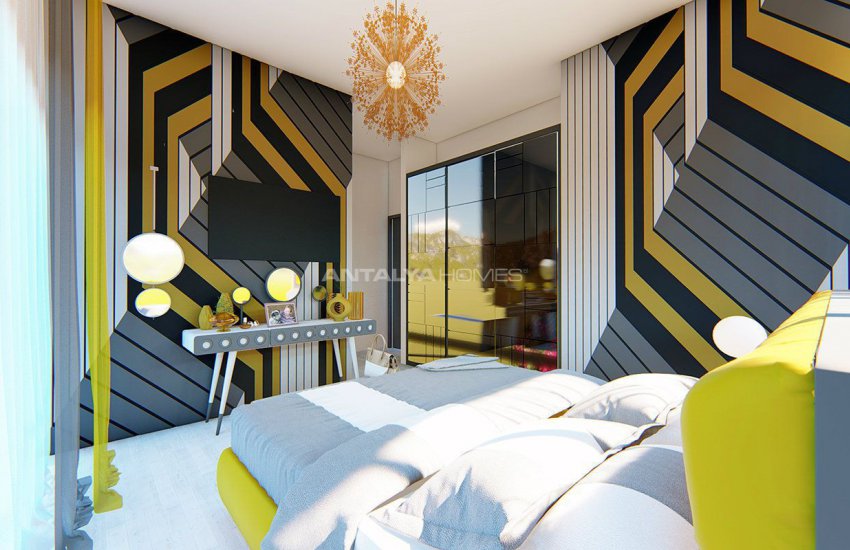 Футуристические Виллы с Частным Бассейном в Анталии Турция 13