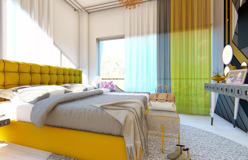 Футуристические Виллы с Частным Бассейном в Анталии Турция 14