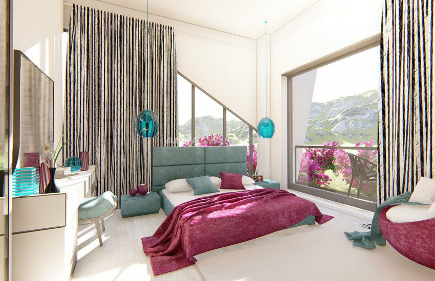 Футуристические Виллы с Частным Бассейном в Анталии Турция 16