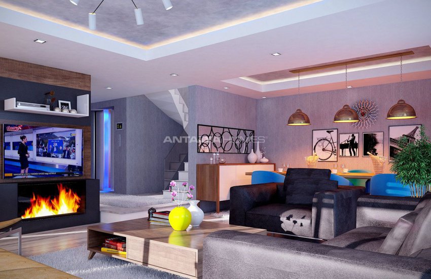 Футуристические Виллы с Частным Бассейном в Анталии Турция 7