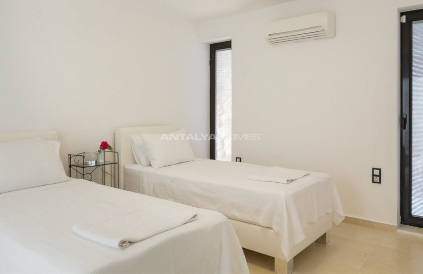 Furnished Kalkan Real Estate with Private Infinity Pool 34