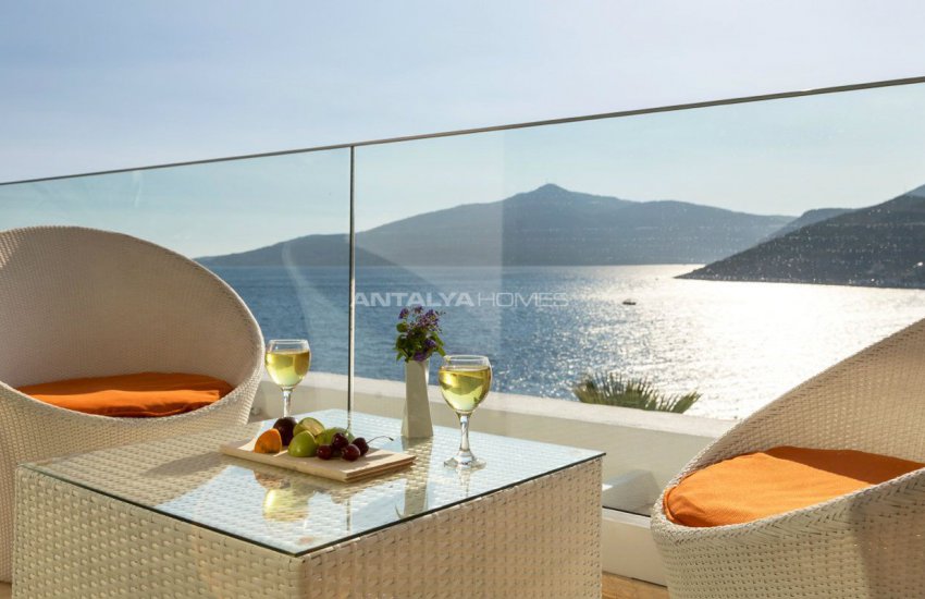 Furnished Kalkan Real Estate with Private Infinity Pool 37