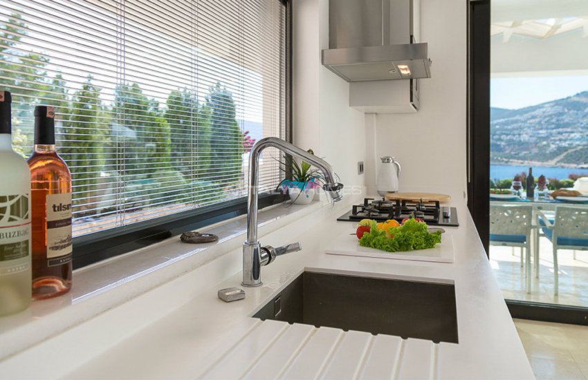 Furnished Kalkan Real Estate with Private Infinity Pool 23