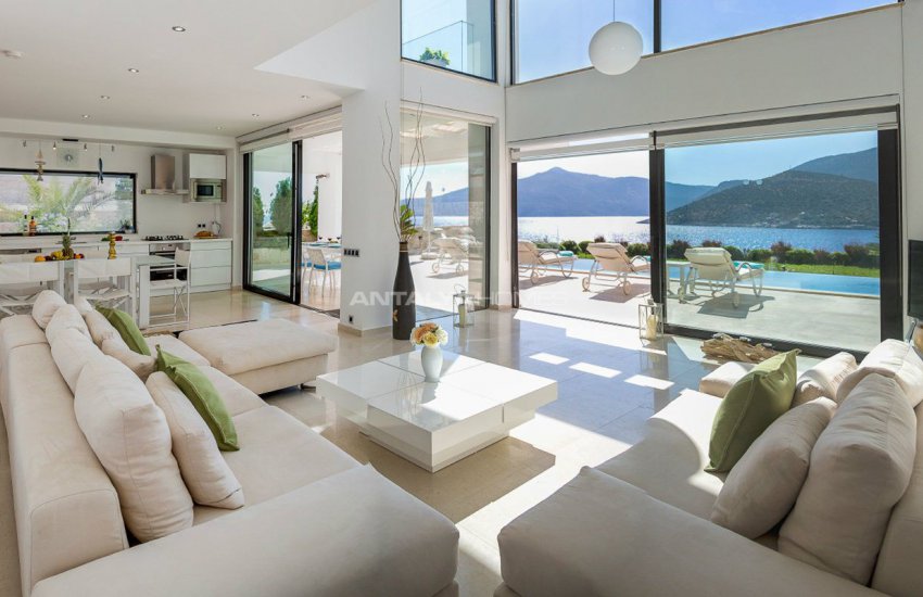 Furnished Kalkan Real Estate with Private Infinity Pool 17