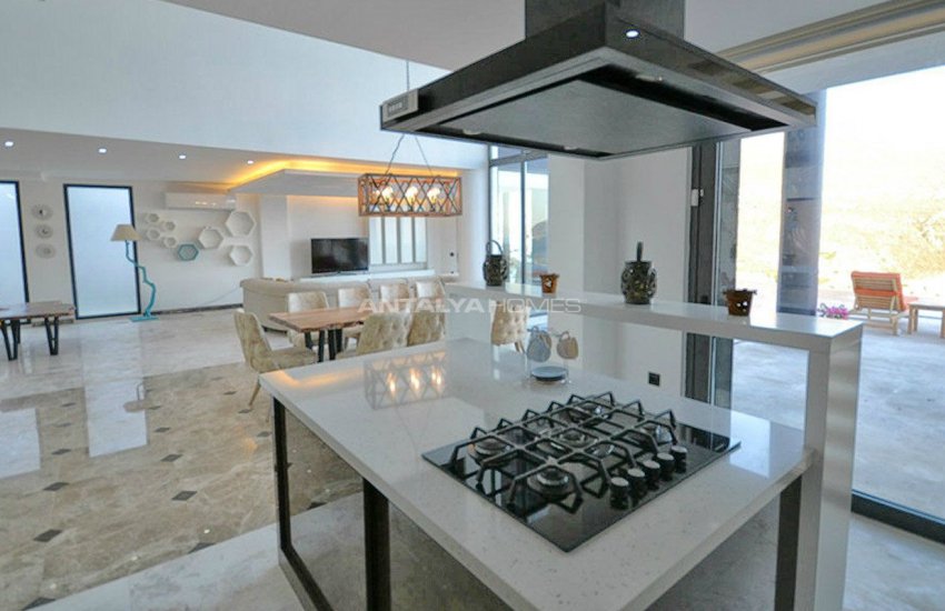 فيلا مطلة على البحر في كالكان مع الأثاث العصري 15