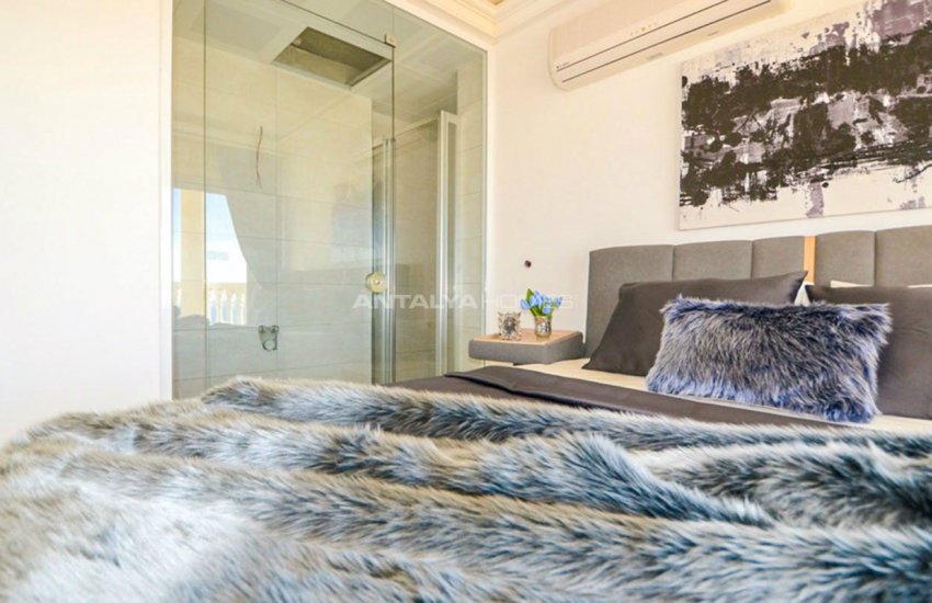 Sea View Detached Villas with a Spacious Terrace in Alanya 16