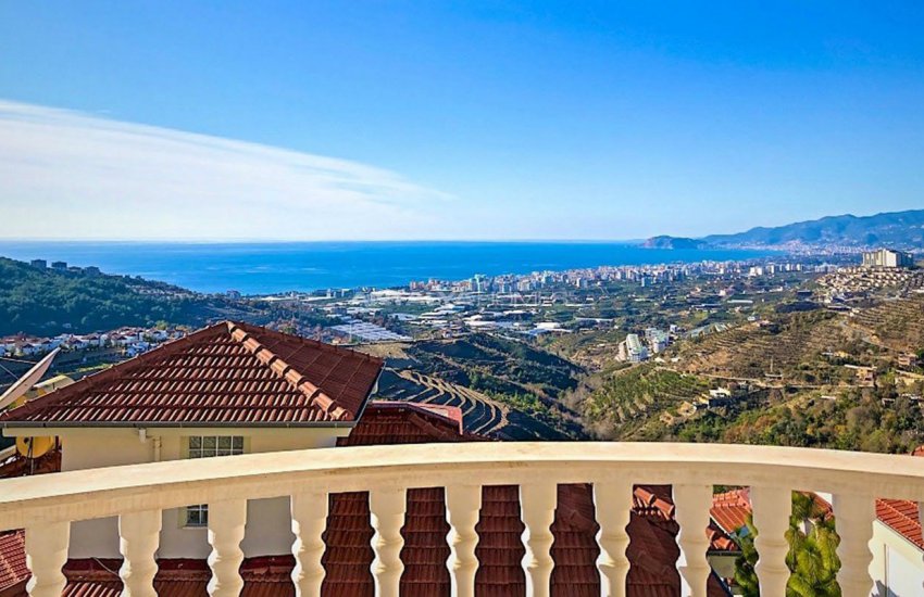 Sea View Detached Villas with a Spacious Terrace in Alanya 23