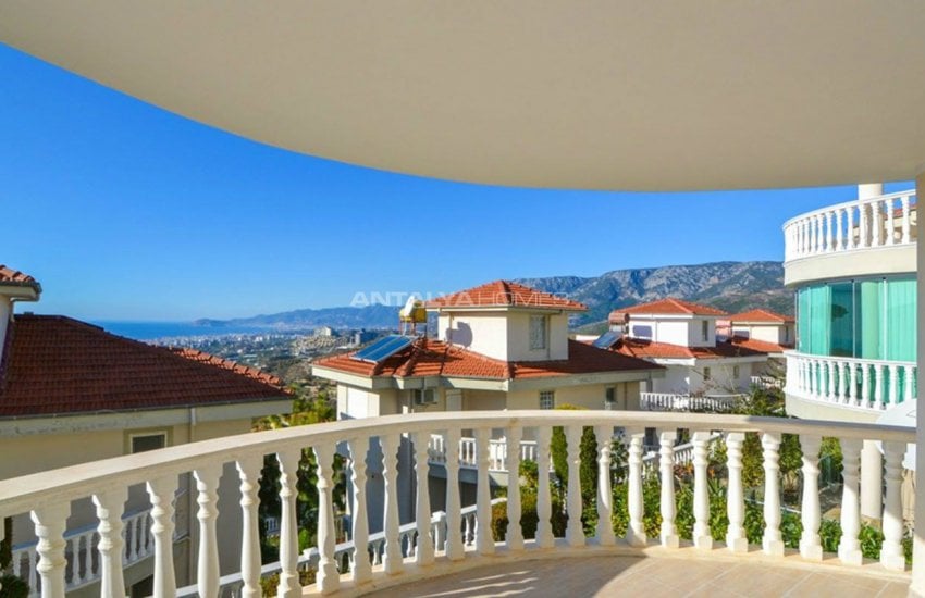 Sea View Detached Villas with a Spacious Terrace in Alanya 25