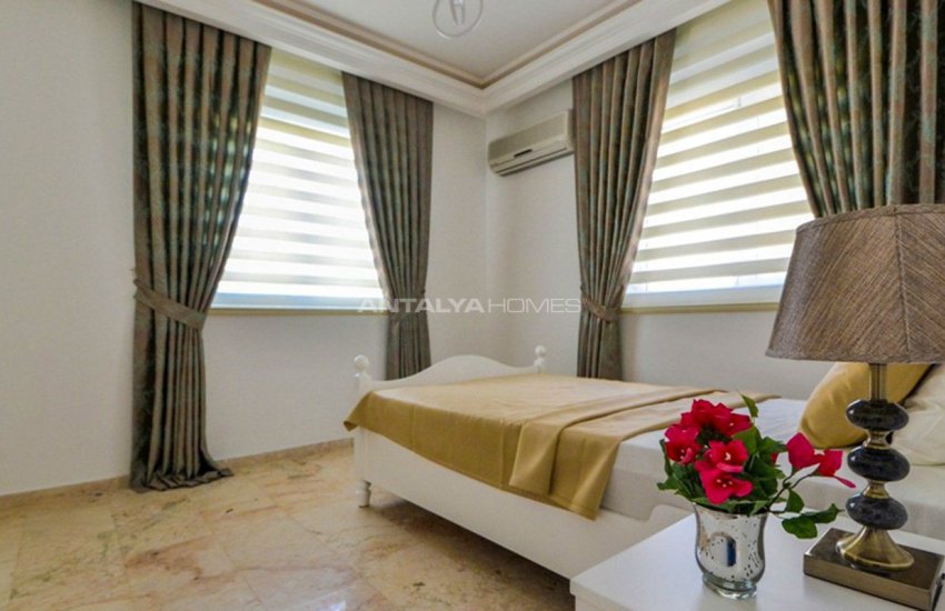 Sea View Detached Villas with a Spacious Terrace in Alanya 14