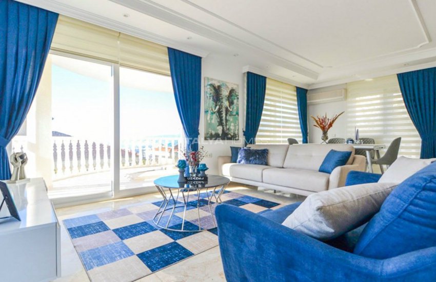 Sea View Detached Villas with a Spacious Terrace in Alanya 5