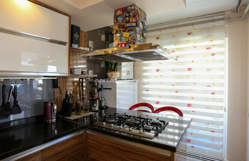 Ready to Move 3+1 Apartment with Natural Gas in Lara Antalya 19