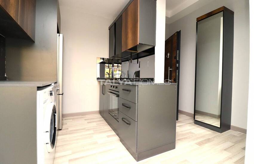 Gemeubileerd Appartement Met Een Eenpersoonskamer In Mersin 11