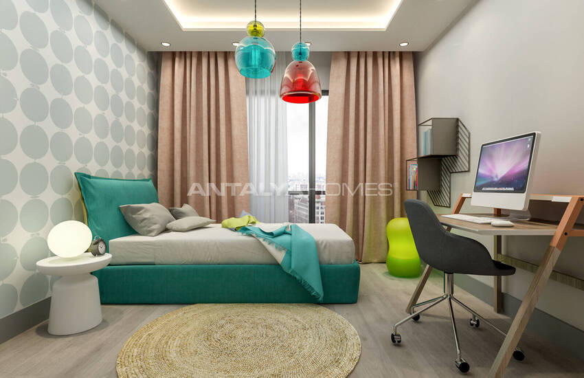 Tece'de Deniz ve Doğa Manzaralı Satılık Daireler 18