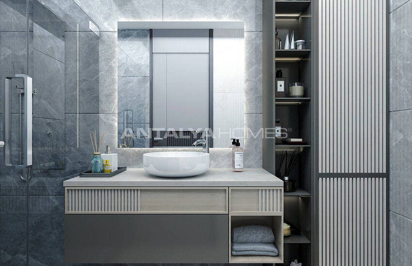 Квартиры в Комплексе с Аквапарком в Тедже, Мерсин 31