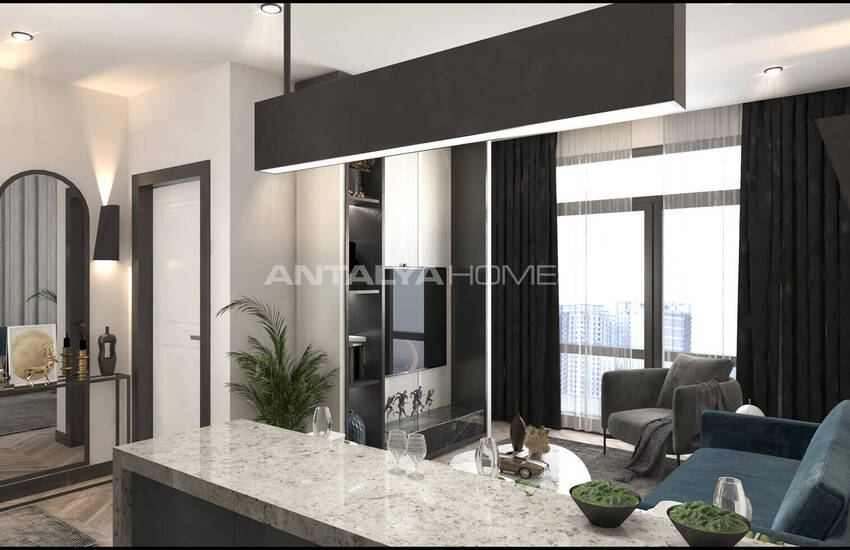 Квартиры с Видом на Природу Рядом с Морем в Мерсине, Эрдемли 11