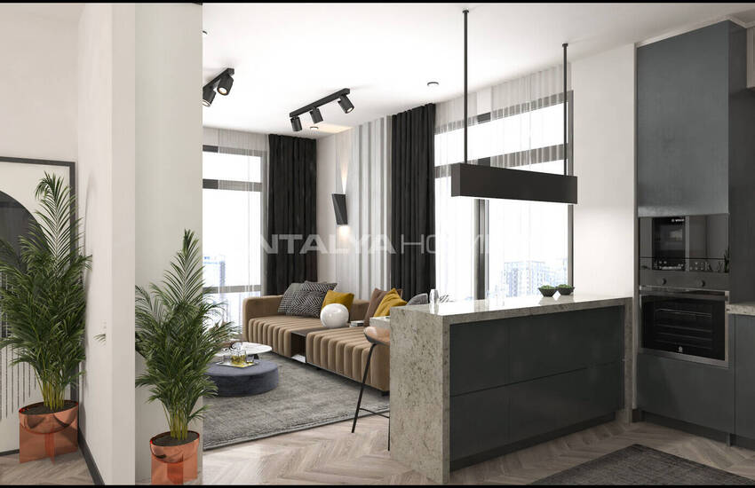 Квартиры с Видом на Природу Рядом с Морем в Мерсине, Эрдемли 12