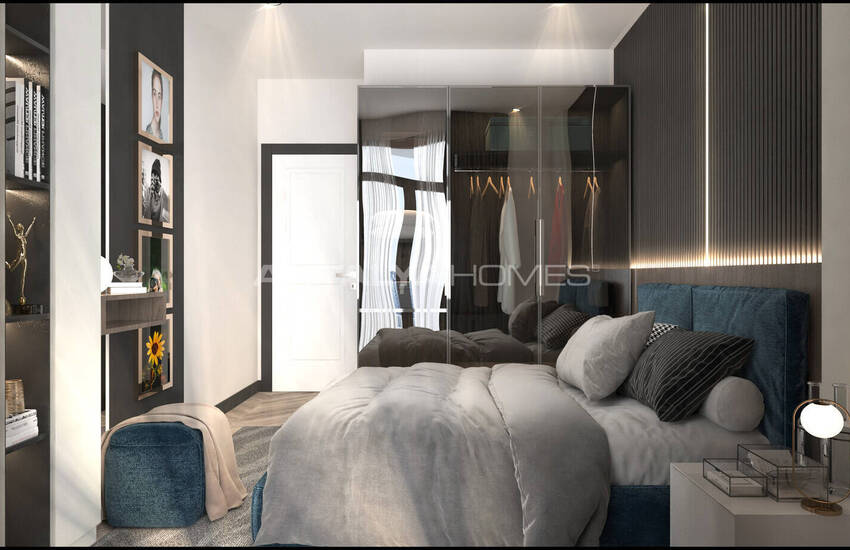 Квартиры с Видом на Природу Рядом с Морем в Мерсине, Эрдемли 14