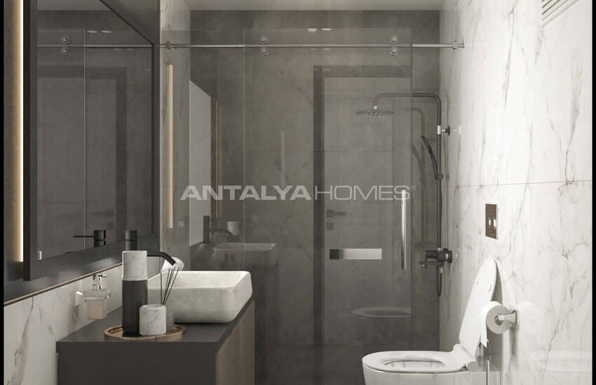 Квартиры с Видом на Природу Рядом с Морем в Мерсине, Эрдемли 20