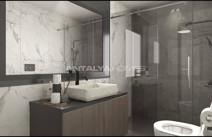 Квартиры с Видом на Природу Рядом с Морем в Мерсине, Эрдемли 22