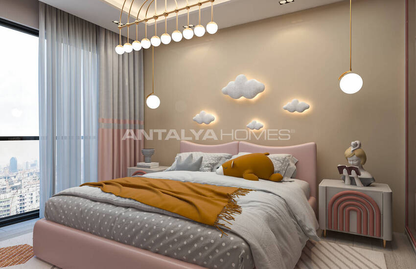 Квартиры в Мерсине, Мезитли, с Видом на Море и Город 16