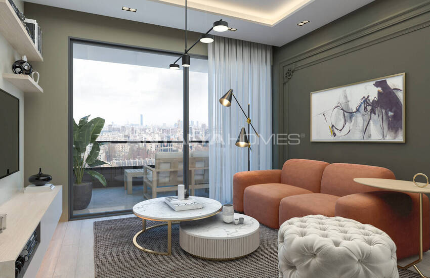 Квартиры в Мерсине, Мезитли, с Видом на Море и Город 11