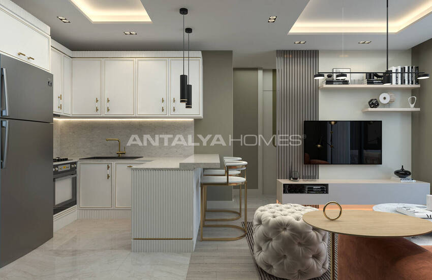 Квартиры в Мерсине, Мезитли, с Видом на Море и Город 13