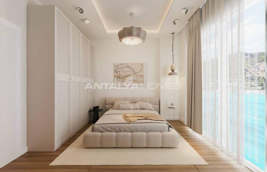 Appartementen Met Zeezicht, Privézwembad En Terrassen In Mersin 23