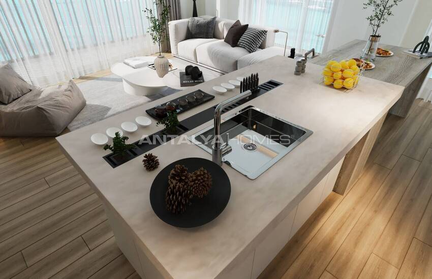 Appartementen Met Zeezicht, Privézwembad En Terrassen In Mersin 19