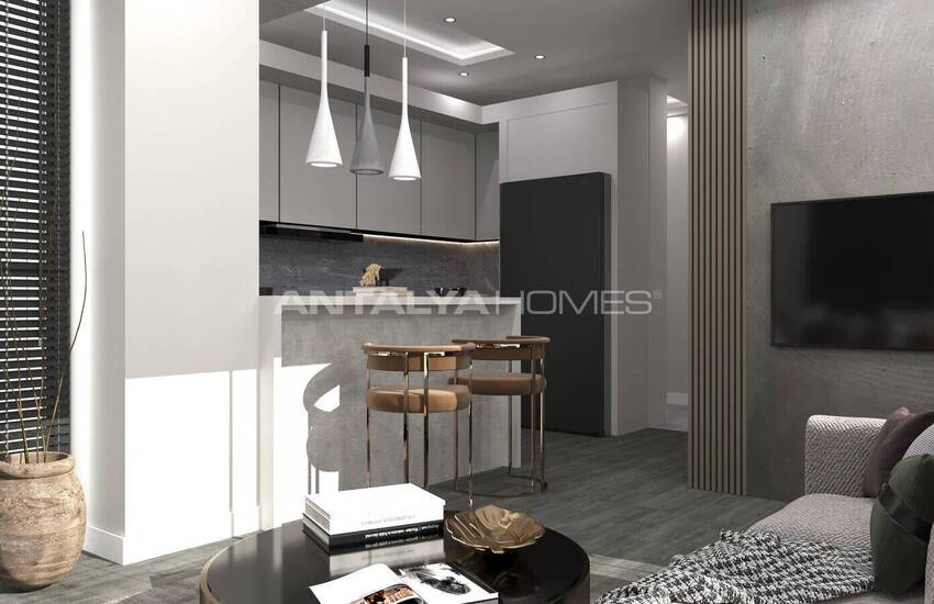 Appartements Près Des Transports Publics À Mersin Mezitli 14